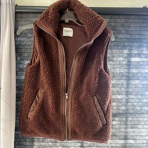 Abercrombie & Fitch Soft Brown Vest